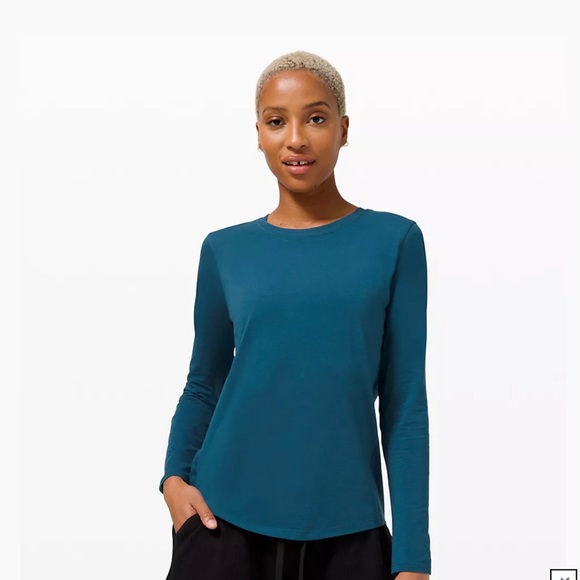 Long Sleeve Tshirt Blue Borealis 